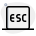 이스케이프 키 icon