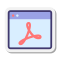 Fenêtre PDF icon