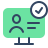 parakeet color style video id verification icon