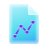 lollipop style informe gráfico icon