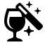 glyph neue style 와인 트릭 icon