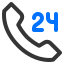24/7 Service icon