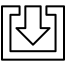 scaricamento icon