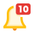 Notification bell icon