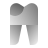 deco duotone style dental filling icon