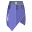 asymetric skirt icon