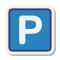 stickers style parking icon