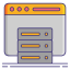 外部 SQL コンピューター プログラミング アイコン フラットアイコン 線形カラー フラット アイコン icon