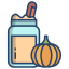 external-Pumpkin-Pie-Smoothie-fruit-juice-icongeek26-linear-color-icongeek26 icon