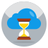 Cloud Hourglass icon