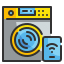 smart washing machine icon