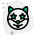 external-dog-star-struck-eyes-emoticon-shared-on-internet-animal-green-tal-revivo icon