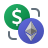 Troca dinheiro Ethereum icon