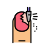 grinding nails icon