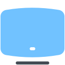 pastel color style tv icon