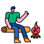 Campfire icon