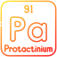 внешний-Protactinium-периодическая таблица-bearicons-gradient-bearicons icon