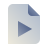 deco color style video file icon