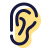 pulsar color style hearing icon
