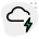 Thunderstorm weather cloud layout logotype forecast report icon