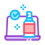 clean laptop icon