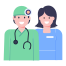 Doctor And Nurse icon