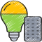 Lampadina LED icon