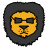 doodle style badlion icon