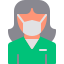 Nurse in Mask icon