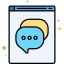 externo-online-chat-new-media-flaticons-lineal-color-flat-icons-2 icon