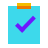 color glass style complete icon
