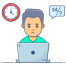 Work Remotely icon