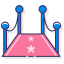 roter teppich icon