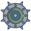 Spiked Round Shield icon