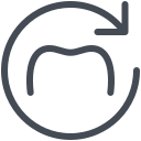 pastel color style 牙齿修复 icon