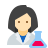 Scientist Woman Skin Type 1 icon