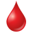 emoji de gota de sangue icon