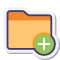 stickers style 폴더 추가 icon