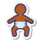 pele de bebê tipo 3 icon