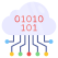 Cloud Binary Data icon