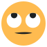 eye roll emoji icon