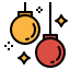 christmas balls icon