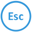 Esc icon