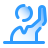 pulsar gradient style 举手回答 icon