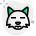 Sad fox face emoji shared on messenger icon