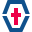 stencil style halloween coffin icon