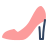 女性靴の側面図 icon