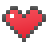 Coeur pixélisé icon