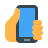 스마트폰을 든 손-피부타입-2 icon