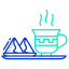 samosa and tea icon